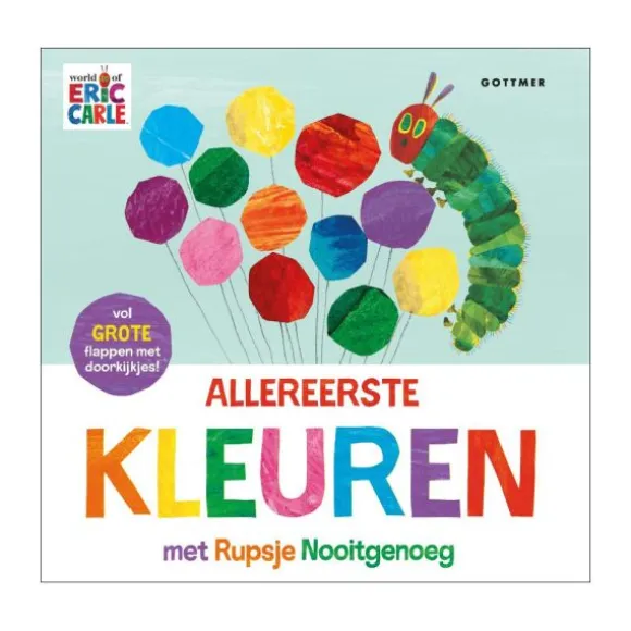 Gottmer Kartonboekje - Allereerste kleuren met Rupsje Nooitgenoeg