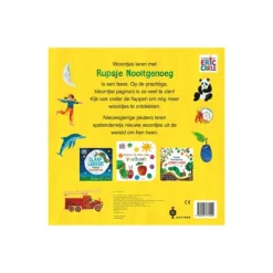 Gottmer Rupsje Nooitgenoeg - 100 eerste woordjes (flapjesboek)