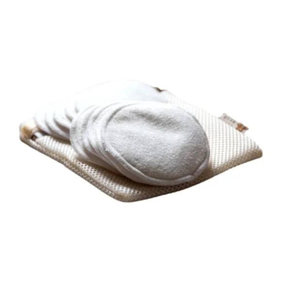 HappyBear Zoogcompressen Wasbaar (10 stuks) Inclusief Wasnet + Tasje