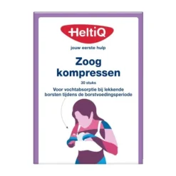 HeltiQ Zoogcompres Voorgevormd (30 stuks)