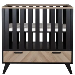Interbaby Box Met Lade Lancaster Wit/ Visgraatmotief