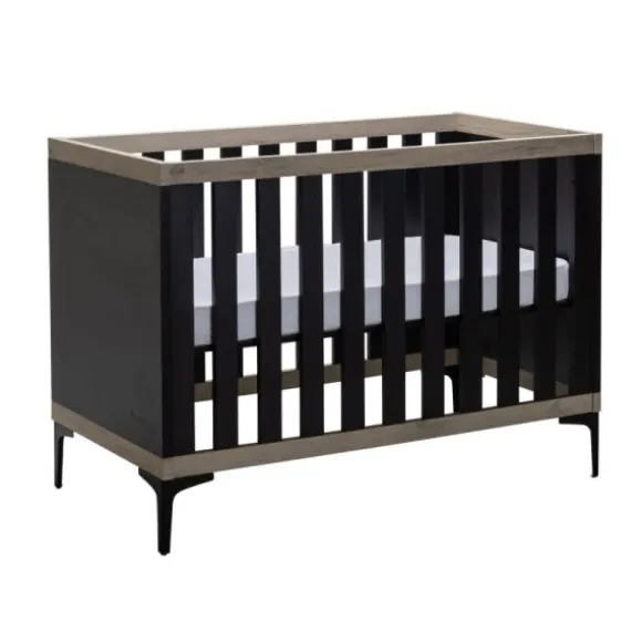 Interbaby Hanglegkast 2-Deurs Strips Zwart