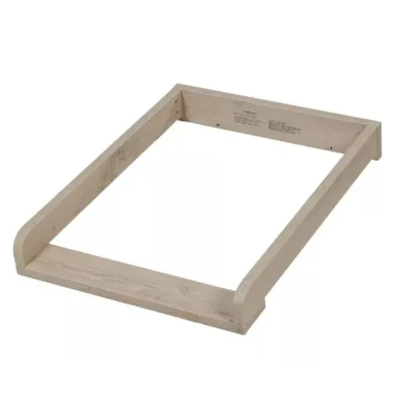 Interbaby Ledikant 60 x 120 - Commode 3 Laden - Hanglegkast 2-Deurs Strips Wit
