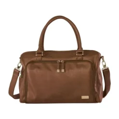 Isoki Double Zip Satchel Bag Redwood