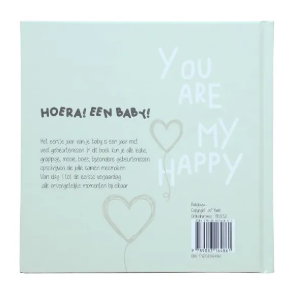 Jep! Kids Babyboek Zacht Groen