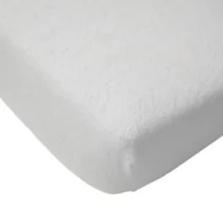 Jollein Badstof Hoeslaken Waterdicht - 60 x 120 cm - Wit