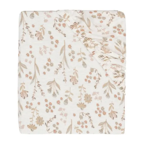 Jollein Bloomy Hoeslaken 70/75 x 140/150 cm - Jersey