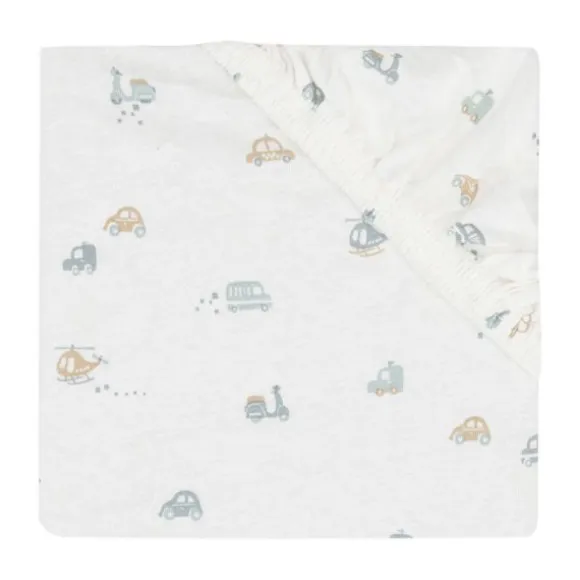 Jollein Bloomy Hoeslaken 70/75 x 140/150 cm - Jersey