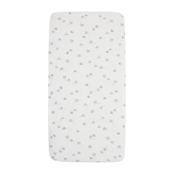 Jollein Bloomy Hoeslaken 70/75 x 140/150 cm - Jersey