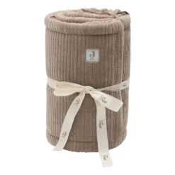 Jollein Boxbumper - Cloudy Rib - 180x30 cm - Milky Coffe
