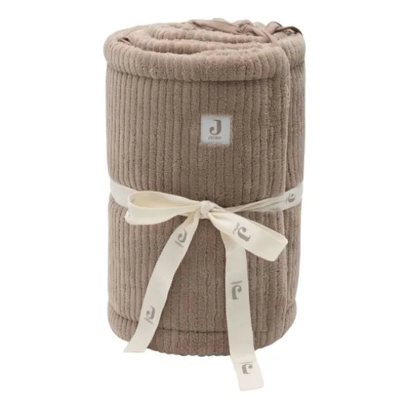 Jollein Boxbumper - Cloudy Rib - 180x30 cm - Milky Coffe