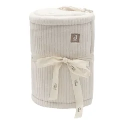 Jollein Boxbumper - Cloudy Rib - 180x30 cm - Milky Coffe