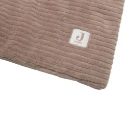 Jollein Boxkleed Box Cloudy Rib - Milky Coffee - 100×100 cm