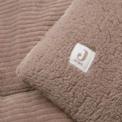 Jollein Boxkleed Box Cloudy Rib - Milky Coffee - 100×100 cm