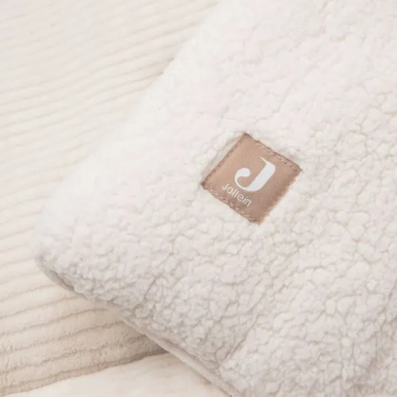 Jollein Boxkleed Box Cloudy Rib - Milky Coffee - 100×100 cm