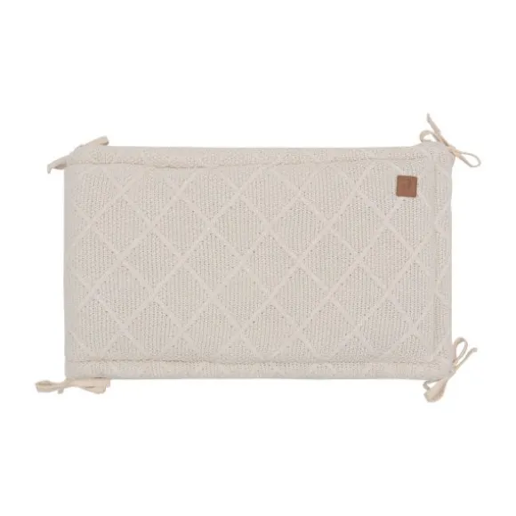 Jollein Check Knit Boxbumper - 180 x 30 cm - Oatmeal