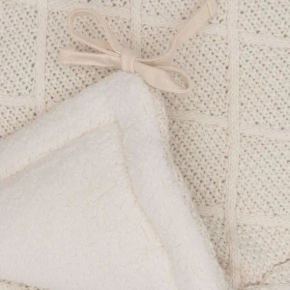 Jollein Check Knit Boxbumper - 180 x 30 cm - Oatmeal