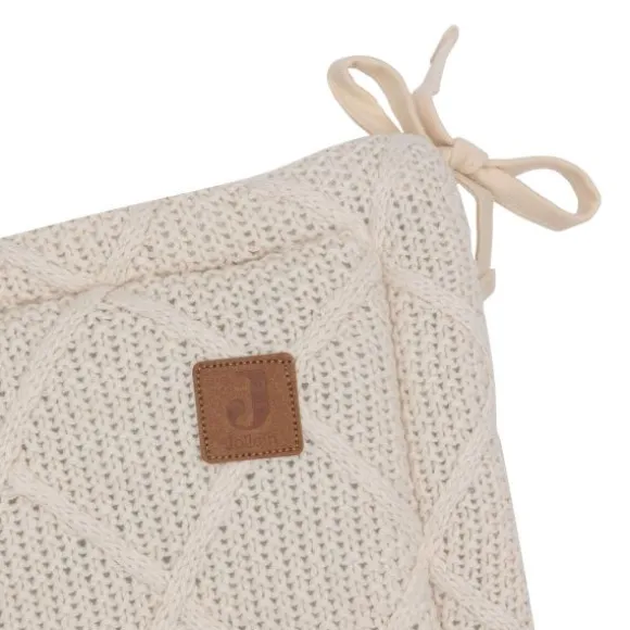 Jollein Check Knit Boxbumper - 180 x 30 cm - Oatmeal