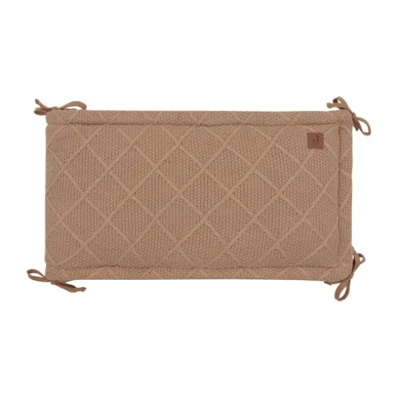 Jollein Check Knit Boxbumper - 180 x 30 cm - Biscuit