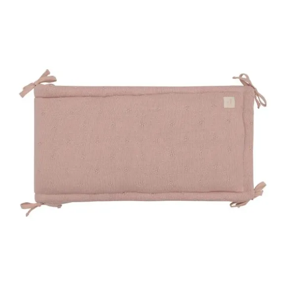 Jollein Cosy Knit Boxbumper - 180 x 30 cm - Wild Rose