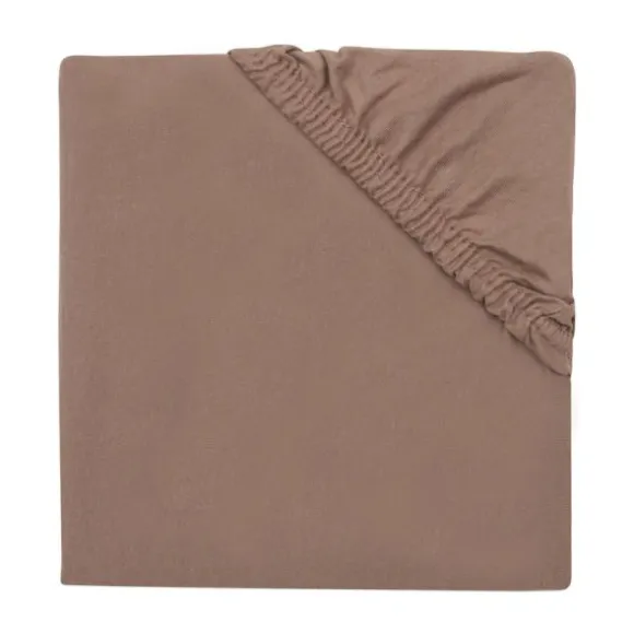 Jollein Hoeslaken Boxmatras Jersey Biscuit 75 x 95 cm