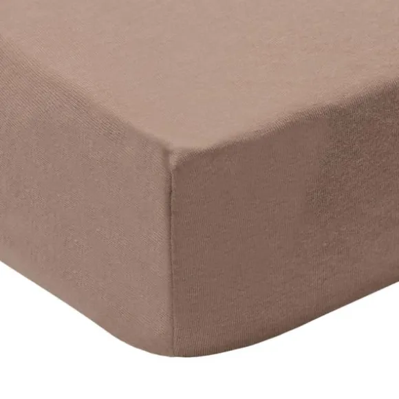 Jollein Hoeslaken Boxmatras Jersey Biscuit 75 x 95 cm