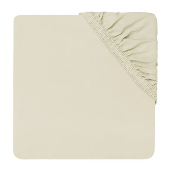 Jollein Hoeslaken Boxmatras Jersey Biscuit 75 x 95 cm