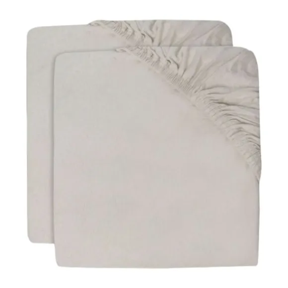 Jollein Hoeslaken Jersey Nougat 40/50 x 80/90 cm 2 Pack