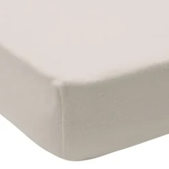 Jollein Hoeslaken Jersey - 40/50x80/90 cm - 2 Stuks - Sea Green/Ivory