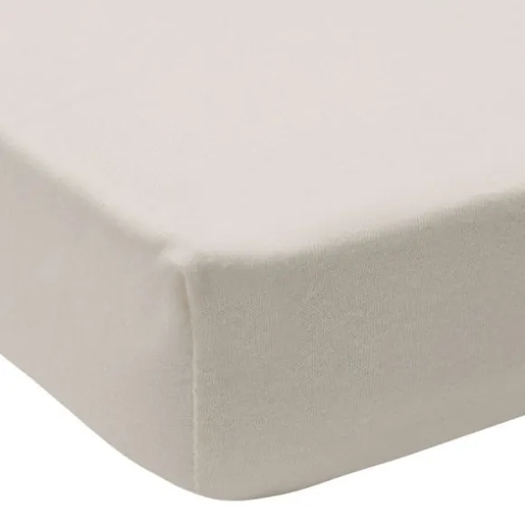 Jollein Hoeslaken Jersey - 40/50x80/90 cm - 2 Stuks - Sea Green/Ivory