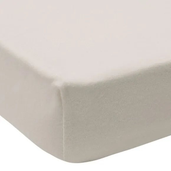 Jollein Hoeslaken Jersey - 40/50x80/90 cm - 2 Stuks - Sea Green/Ivory
