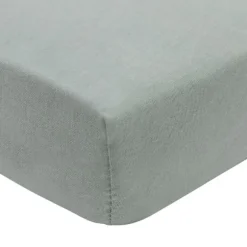 Jollein Hoeslaken Jersey - 2 Stuks - 70/75 x 140/150 cm - Sea Green/Biscuit