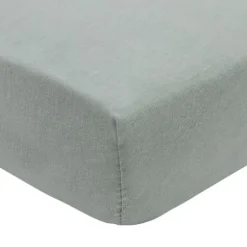 Jollein Hoeslaken Jersey - 2 Stuks - 60 x 120 cm - Sea Green/Biscuit