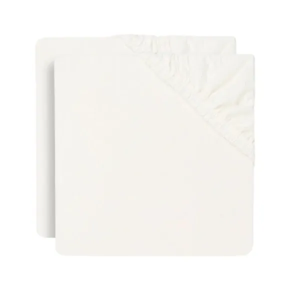Jollein Hoeslaken Jersey Nougat 60 x 120 cm 2 Pack
