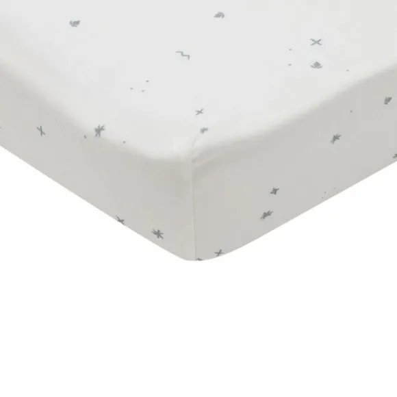 Jollein Hoeslaken Jersey Twinkling Sea Green 40/50 x 80/90 cm