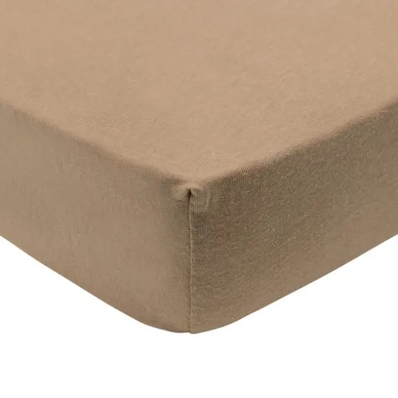 Jollein Hoeslaken Jersey - 2 Stuks - 40/50 x 80/90 cm - Sea Green/Biscuit