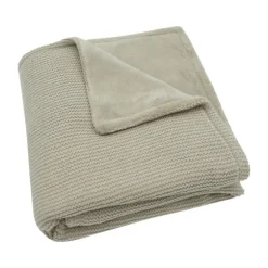 Jollein Ledikantdeken Basic Knit Olive Green 100 x 150 cm