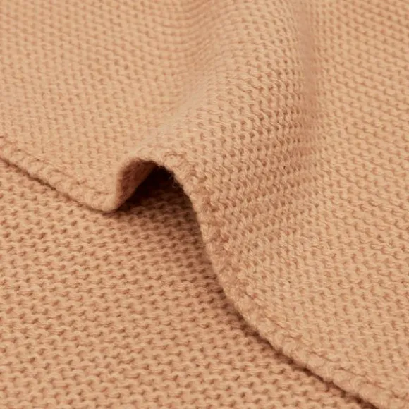 Jollein Ledikantdeken Basic Knit Nougat 100 x 150 cm