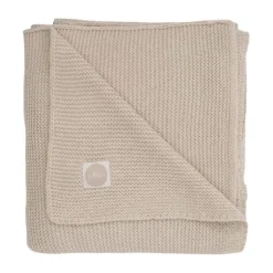 Jollein Ledikantdeken Basic Knit Biscuit 100 x 150 cm