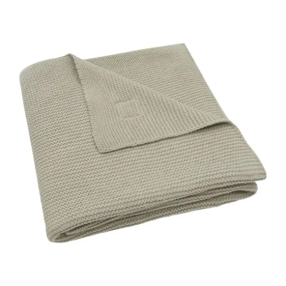 Jollein Ledikantdeken Basic Knit Wild Rose/Fleece 100 x 150 cm
