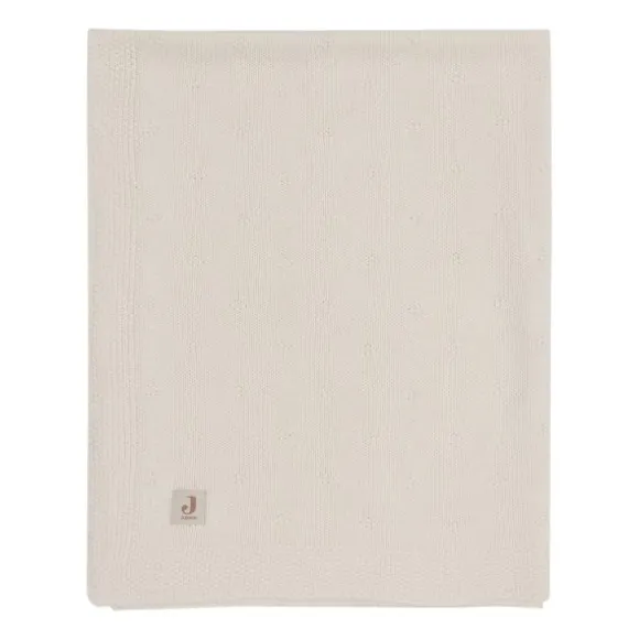 Jollein Ledikantdeken Cosy Knit Ivory 100 x 150 cm