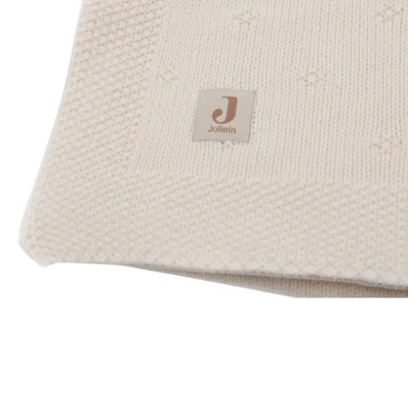 Jollein Ledikantdeken Cosy Knit Ivory 100 x 150 cm
