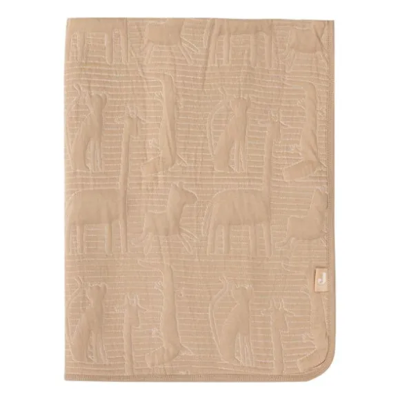 Jollein Ledikantdeken Jungle Jambo Biscuit / Oatmeal 100 x 150 cm
