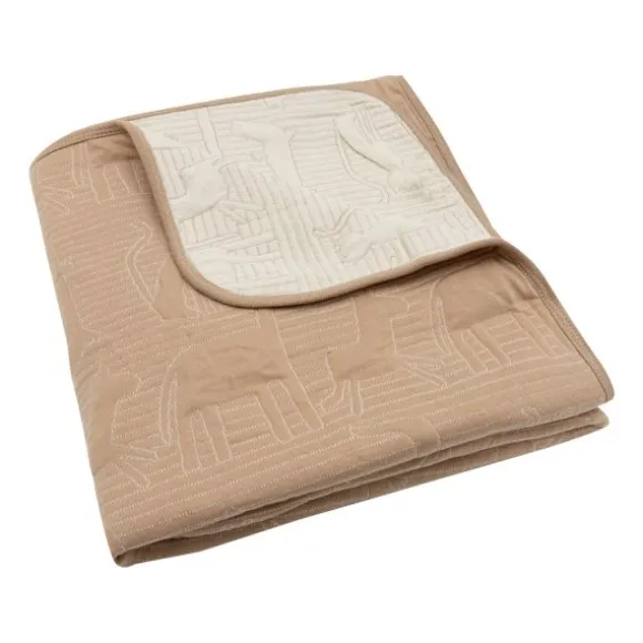 Jollein Ledikantdeken Jungle Jambo Biscuit / Oatmeal 100 x 150 cm