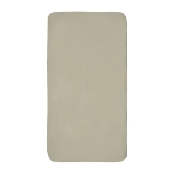 Jollein Ledikanthoeslaken Jersey Olive Green 60 x 120 cm 2-Pack