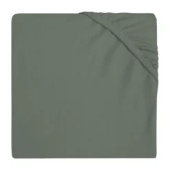 Jollein Ledikanthoeslaken Jersey 60 x 120 cm Ash Green