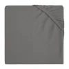 Jollein Ledikanthoeslaken Jersey 60 x 120 cm Storm Grey