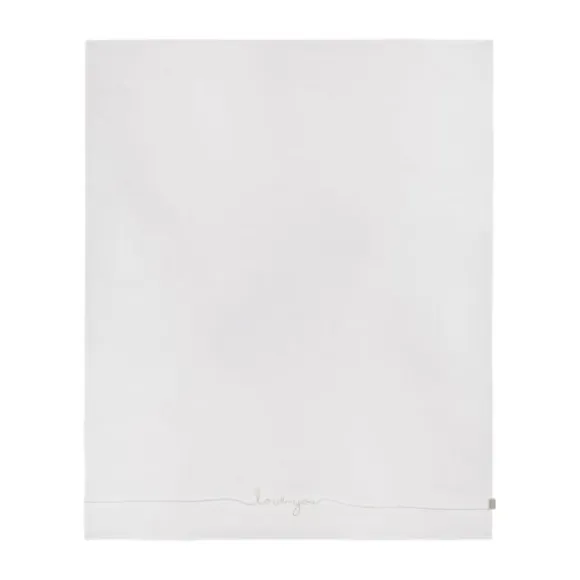 Jollein ledikantlaken Love You Nougat 120 x 150 cm