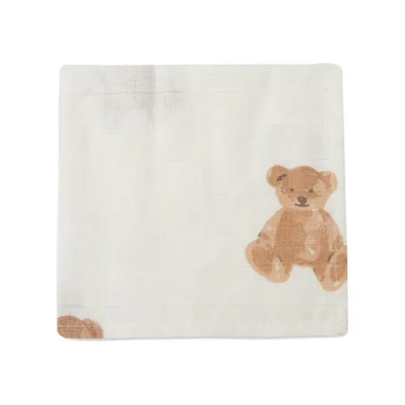 Jollein Monddoekje Hydrofiel Teddy Bear 3-pack