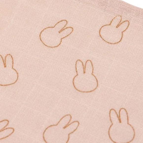 Jollein Multidoek Hydrofiel Small Miffy Silhouettes Wild Rose 70 x 70 cm 3 Pack